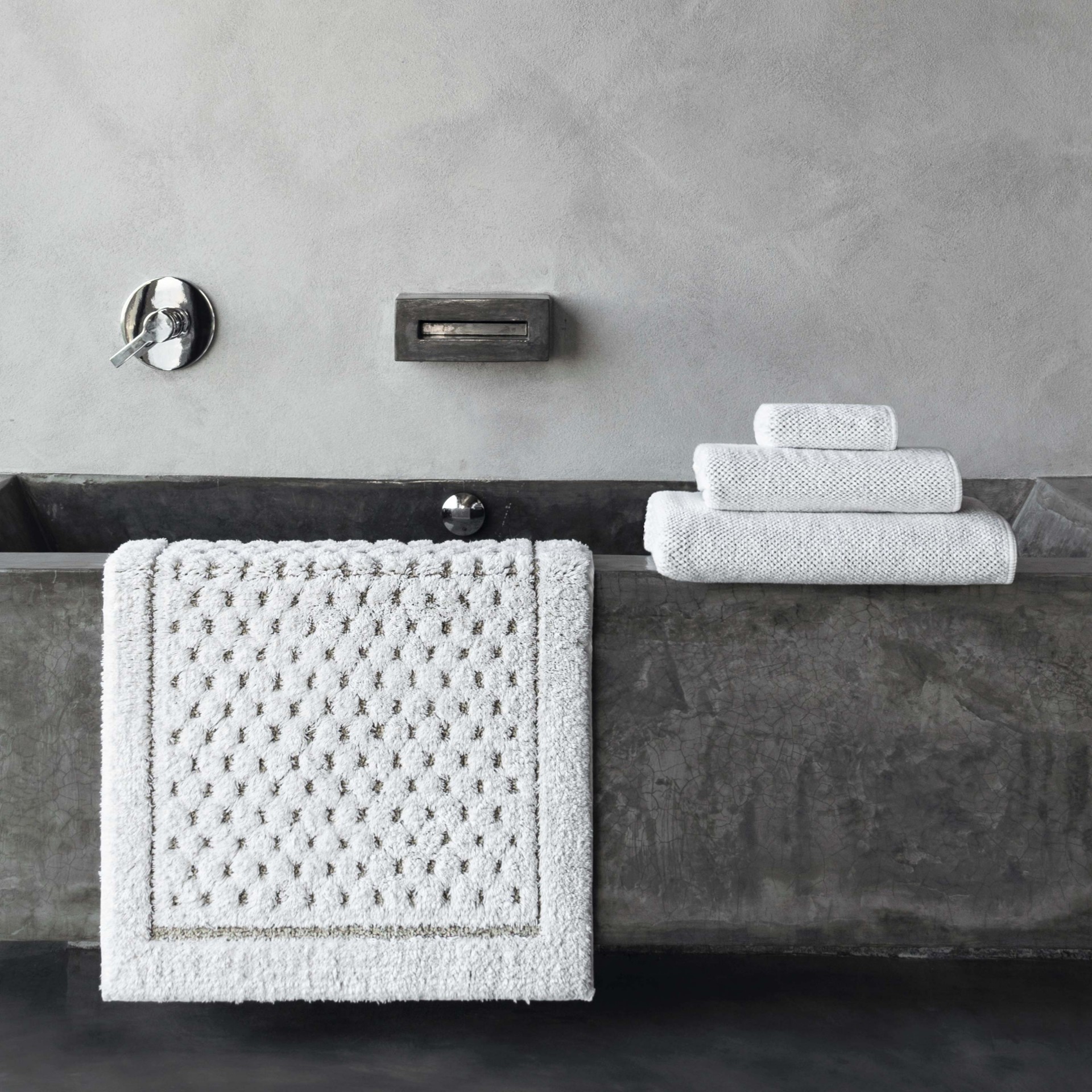 Graccioza Linen Waffle bathmat
