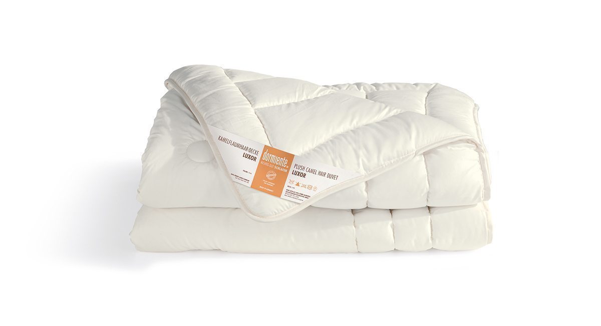 Dormiente_Luxor_Kamelflaumhaar-Decke Kamelflaumhaar Einziehdecke von Dormiente