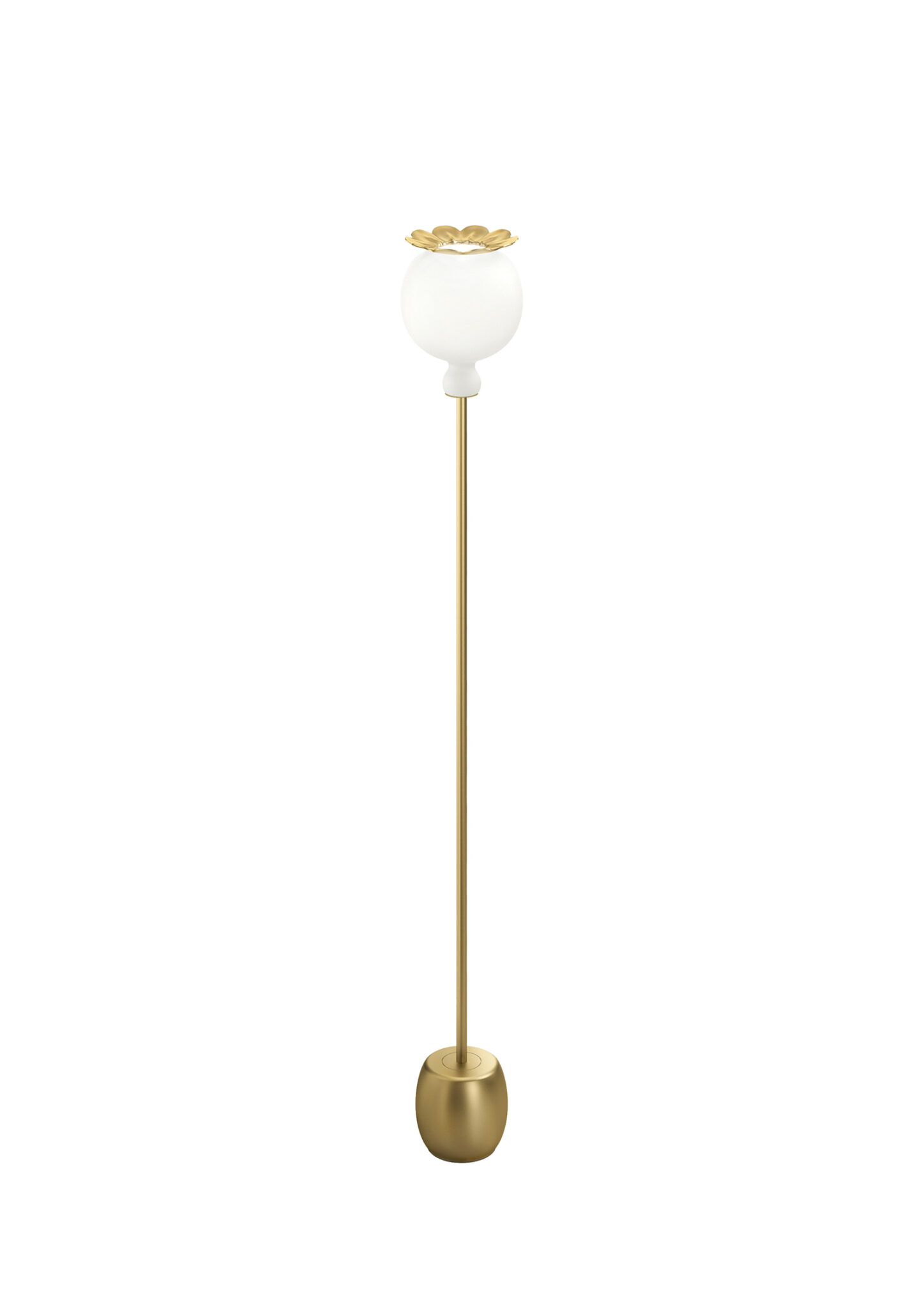 OPYO FLOOR brass Kundalini Stehleuchte Flower XL im Daunenspiel Onlineshop