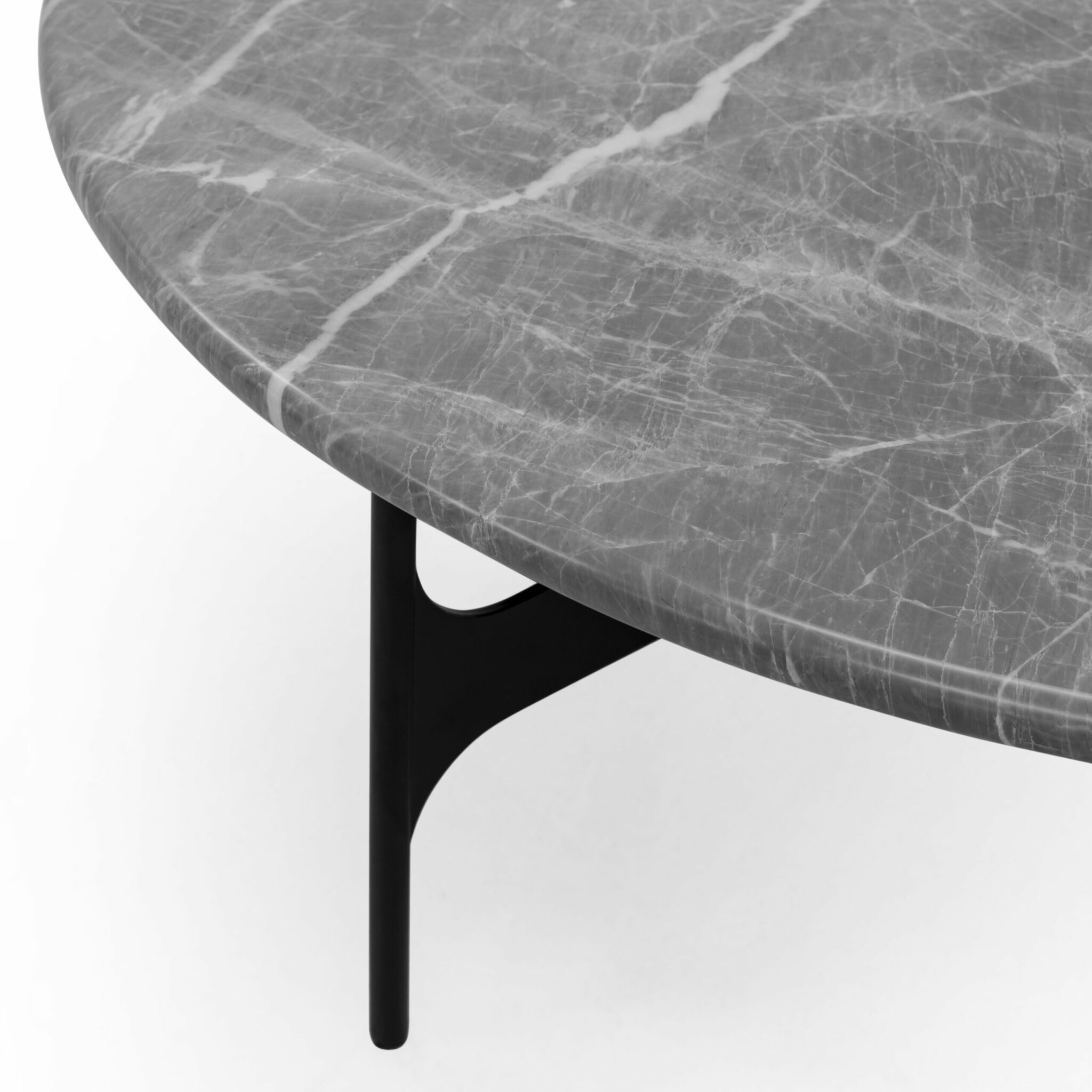 Floema Large Table_Ø85_Grey marble top_v1