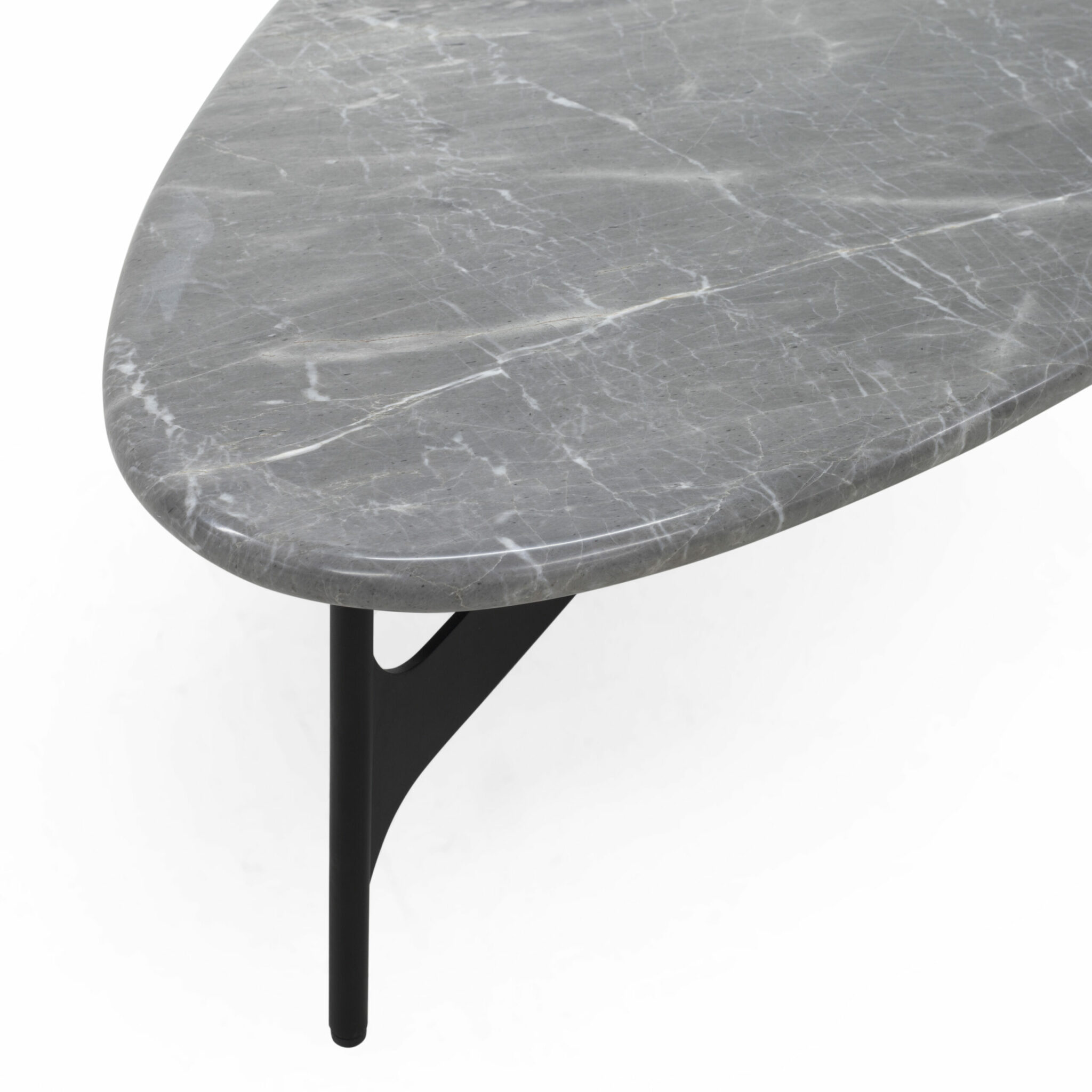 Floema Oval Table_Grey marble top_v1