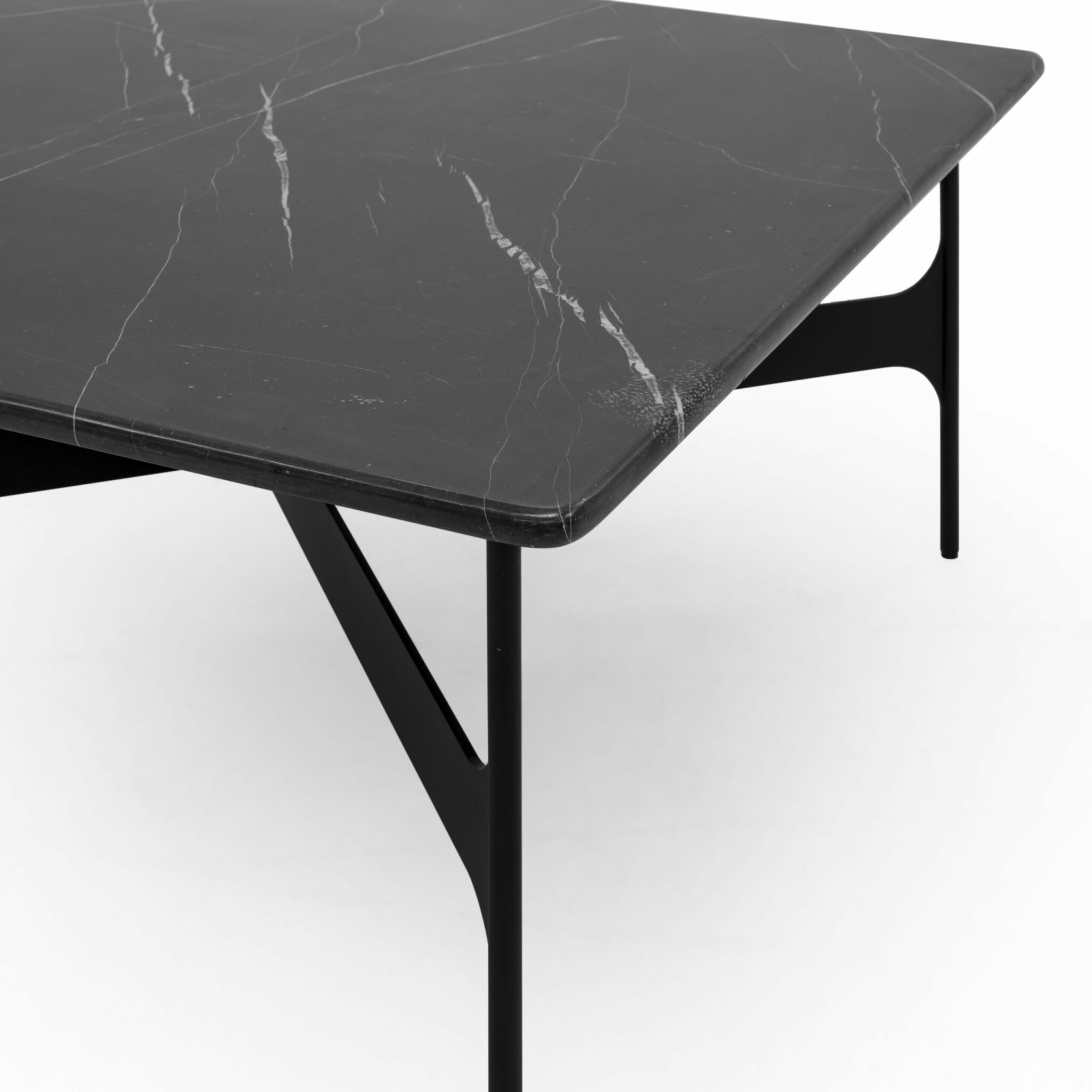 Floema Square Table_80x80x35 cm_Black marble top_v2