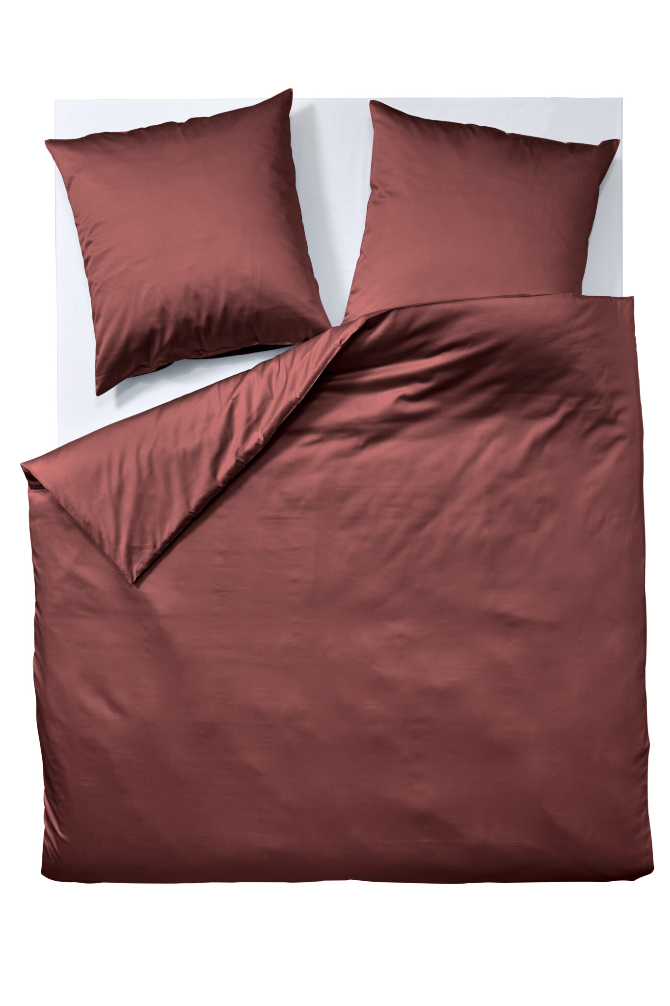 Luiz_Garnitur_zero_33_marsala Decode by Luiz Bettwäsche aus Satin in diversen Faben online bei Daunenspiel