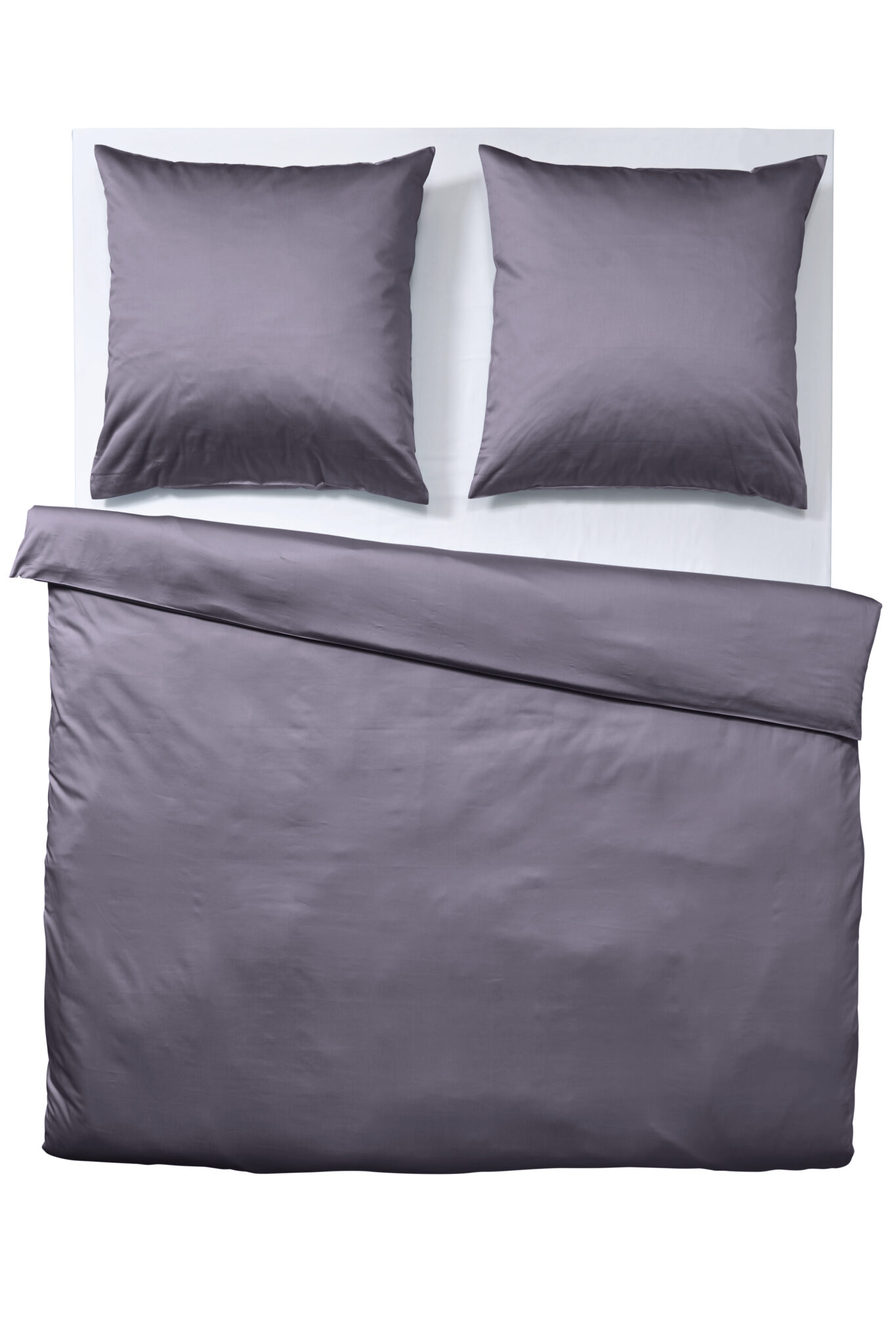 Luiz_Garnitur_zero_61_basalt Decode by Luiz Bettwäsche aus Satin in diversen Faben online bei Daunenspiel
