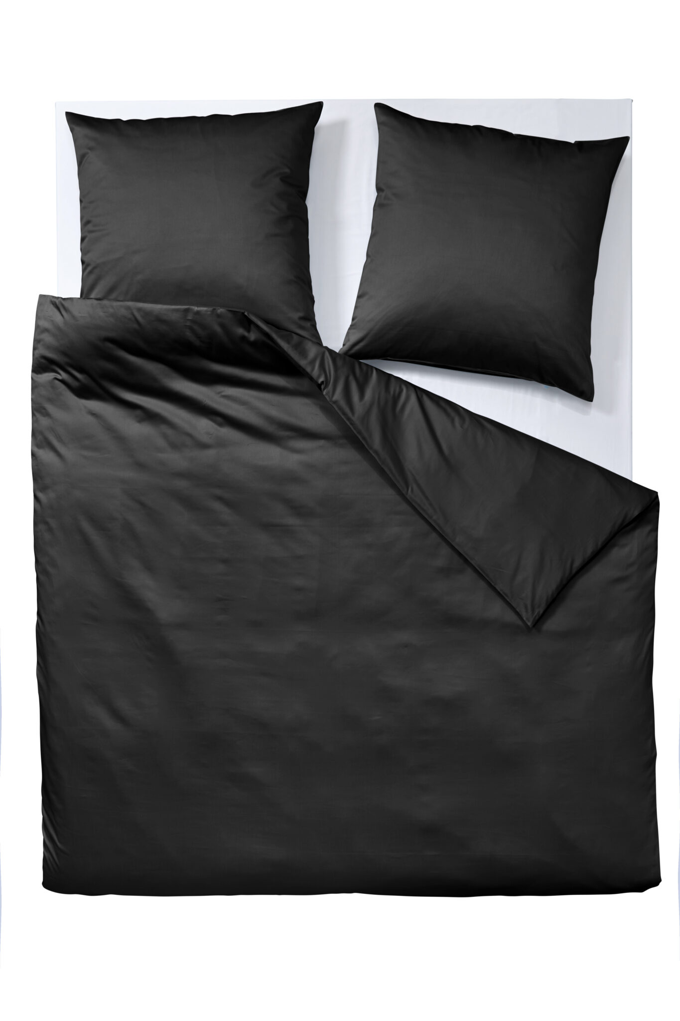 Luiz_Garnitur_zero_90_black Decode by Luiz Bettwäsche aus Satin in diversen Faben online bei Daunenspiel