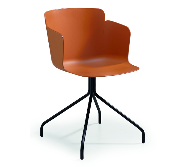 Midj calla-p-m-pp-x Midj Stuhl Calla mit Kreuzfuß im Daunenspiel Onlineshop