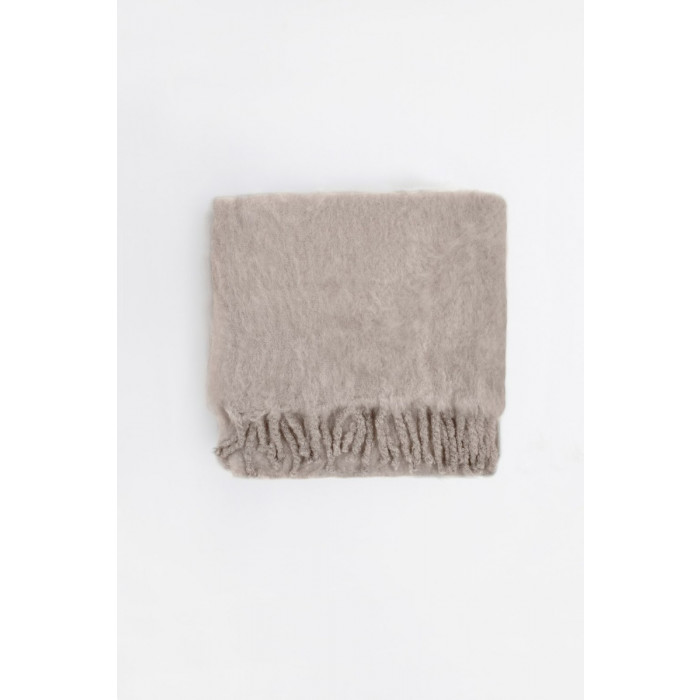 balmuir_aurora_throw_darktaupe Balmuir Wohndecken Aurora aus Mohair in vielen Farben bei Daunenspiel