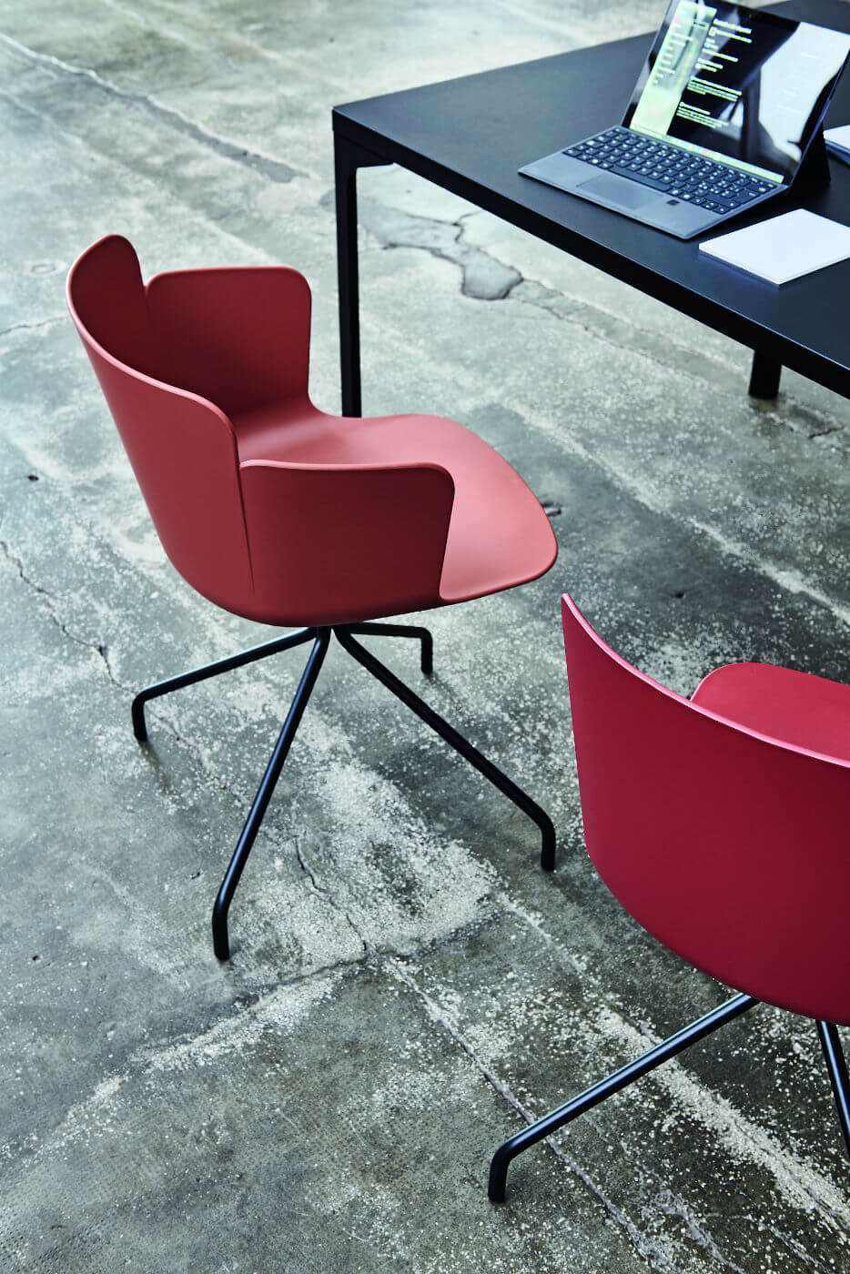 midj-calla-p-x-m-pp-6 Midj Stuhl Calla in Hartschale in diversen Farben