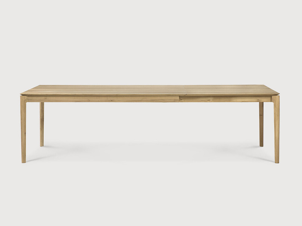 Ethnicraft Bok Esstisch aus Eiche Ethnicraft Esstisch BOK mit Ausziehfunktion aus Eichenholz im Daunenspiel Onlineshop