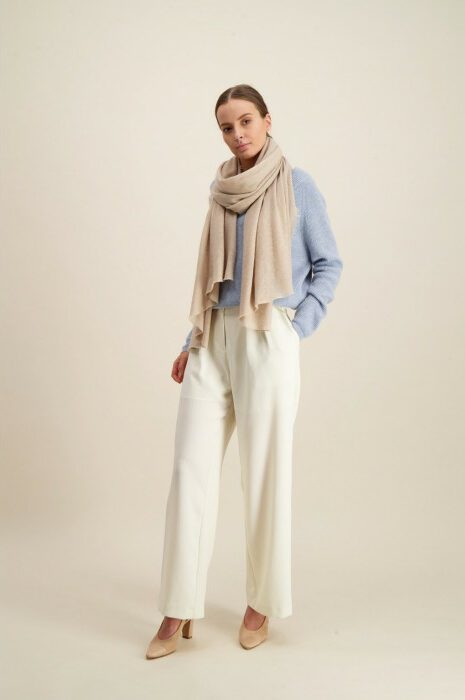 helsinki_scarf_light_sand_8_1_ Balmuir Schal Helsiniki bei Daunenspiel im Online-Shop